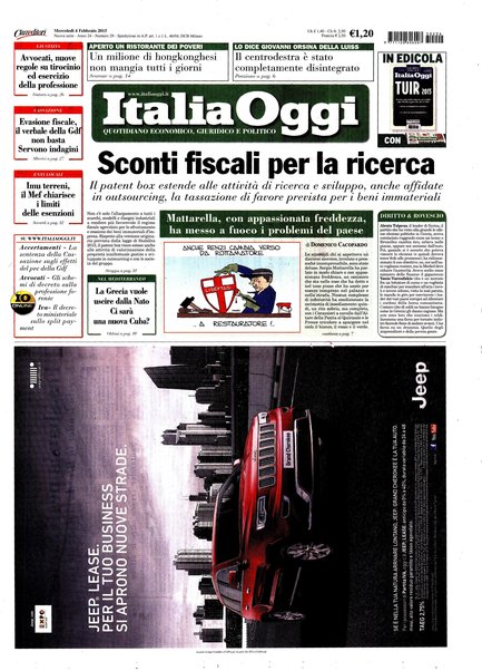 Italia oggi : quotidiano di economia finanza e politica